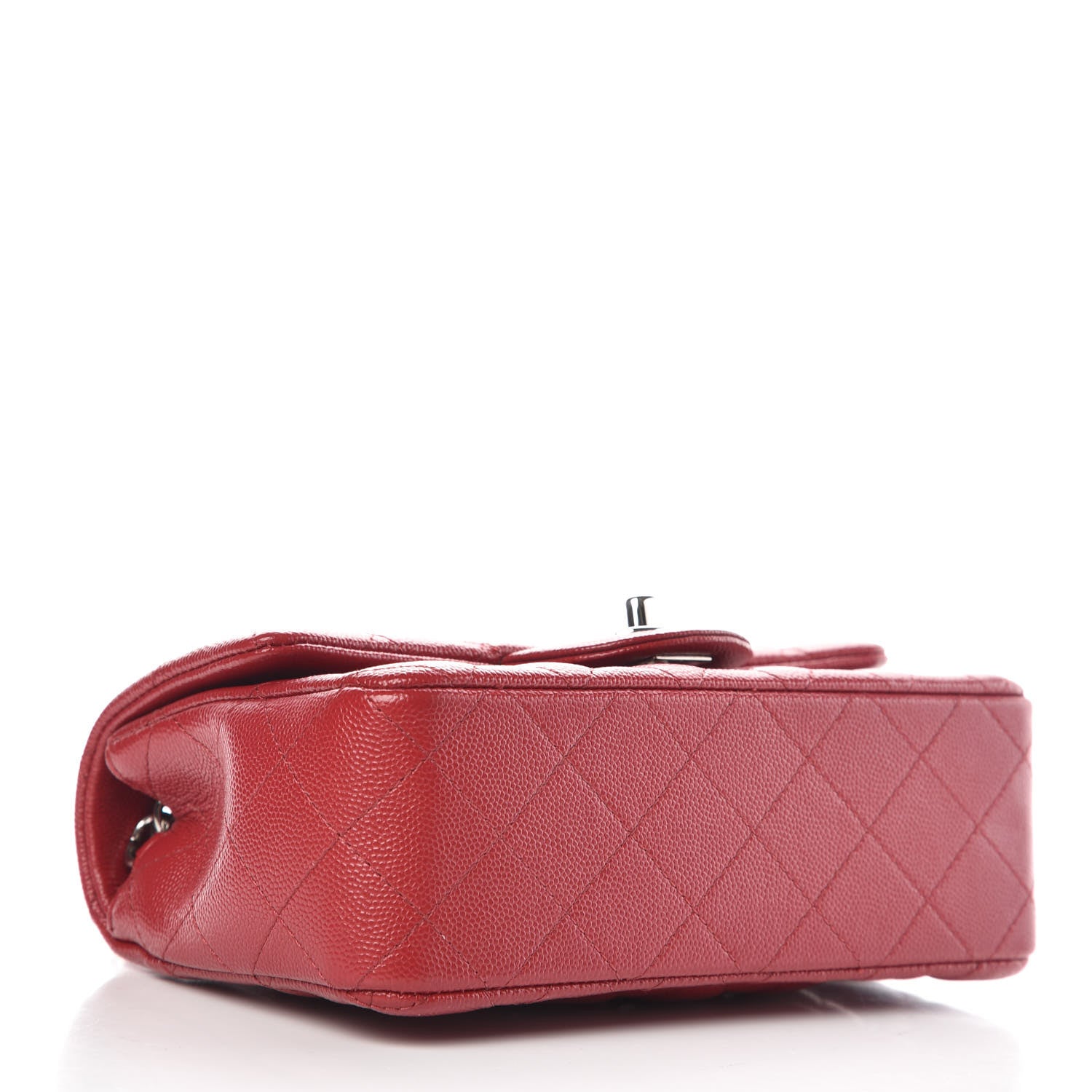 Chanel Caviar Quilted Mini Rectangular Flap Red 4 of 10