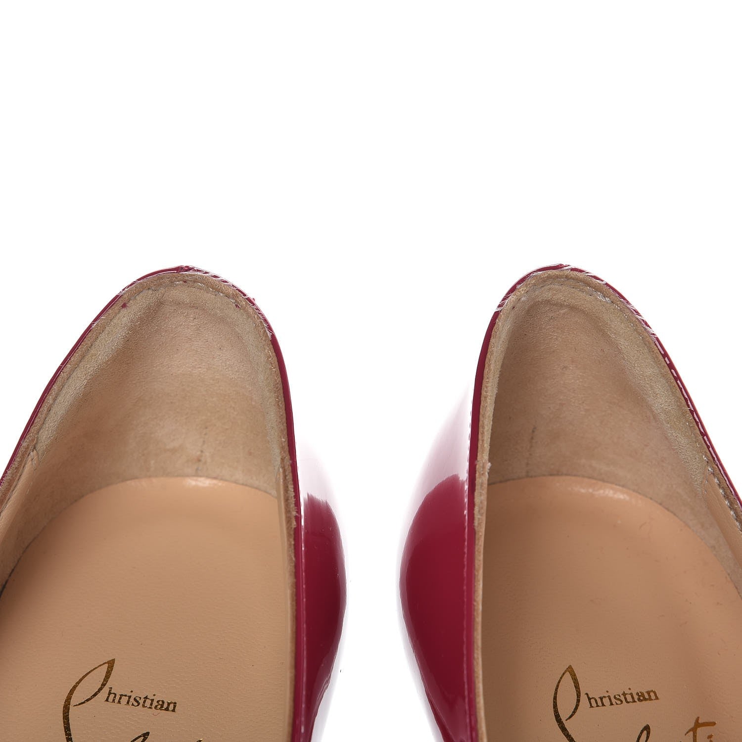 Christian Louboutin Patent Jolly B 100 Pumps 36.5 Fushia 12 of 12
