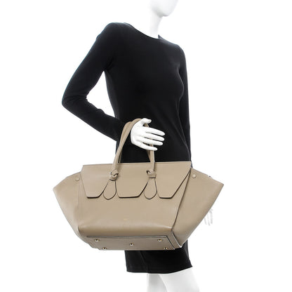 Celine Crisped Calfskin Small Tie Knot Tote Light Taupe 2 of 22