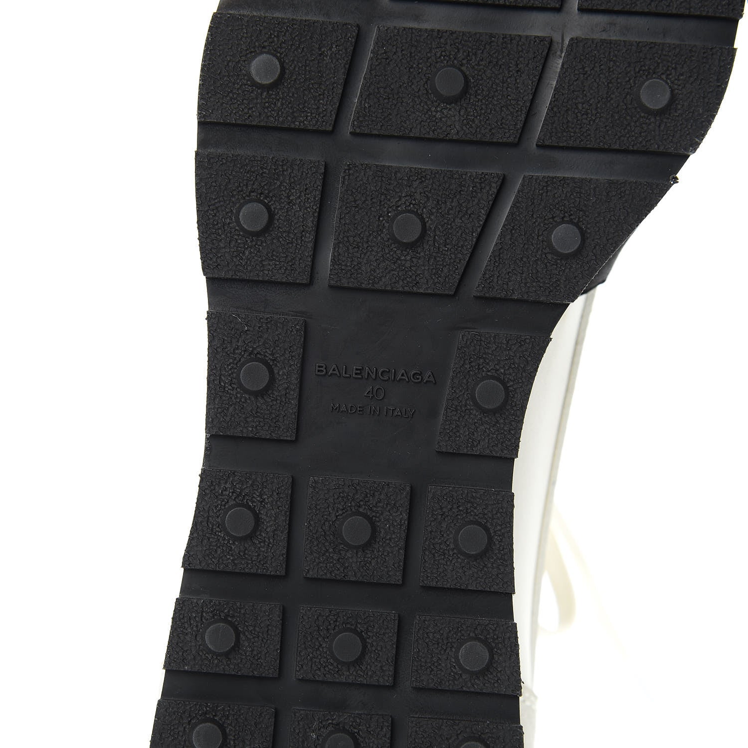Balenciaga Calfskin Neoprene Mesh Suede Race Runner Sneakers 40 White Black 6 of 11