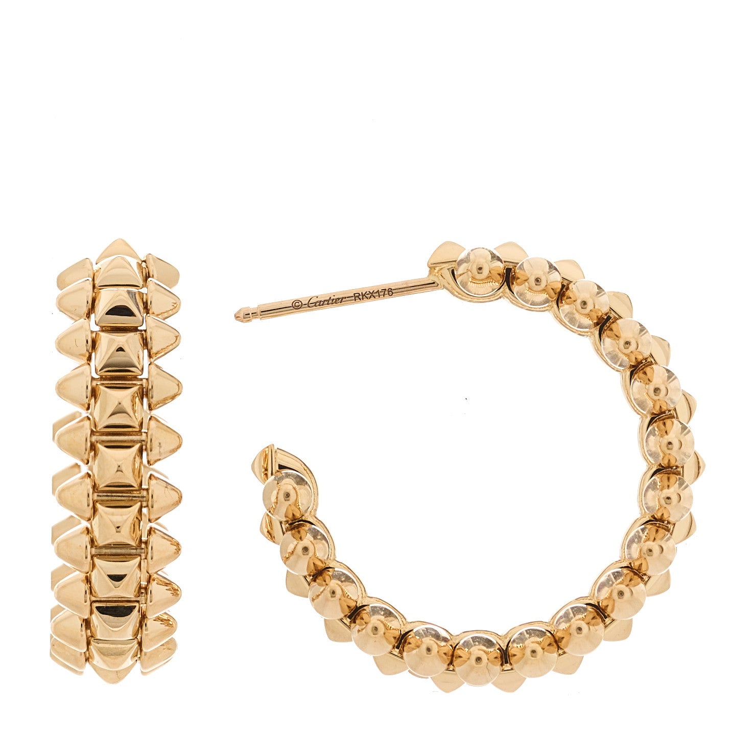 Cartier 18K Pink Gold Small Clash de Cartier Earrings 1 of 5