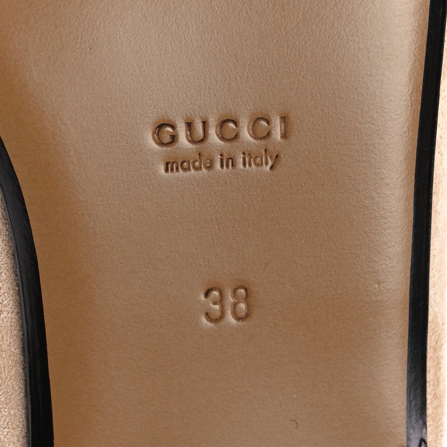 Gucci Suede Granada Kid Womens Princetown Slippers 38 Rose Dust 8 of 11