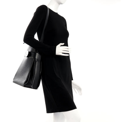 Louis Vuitton Epi Sac D'Epaule Black 2 of 9