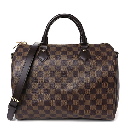 Louis Vuitton Damier Ebene Speedy Bandouliere 30 1 of 12
