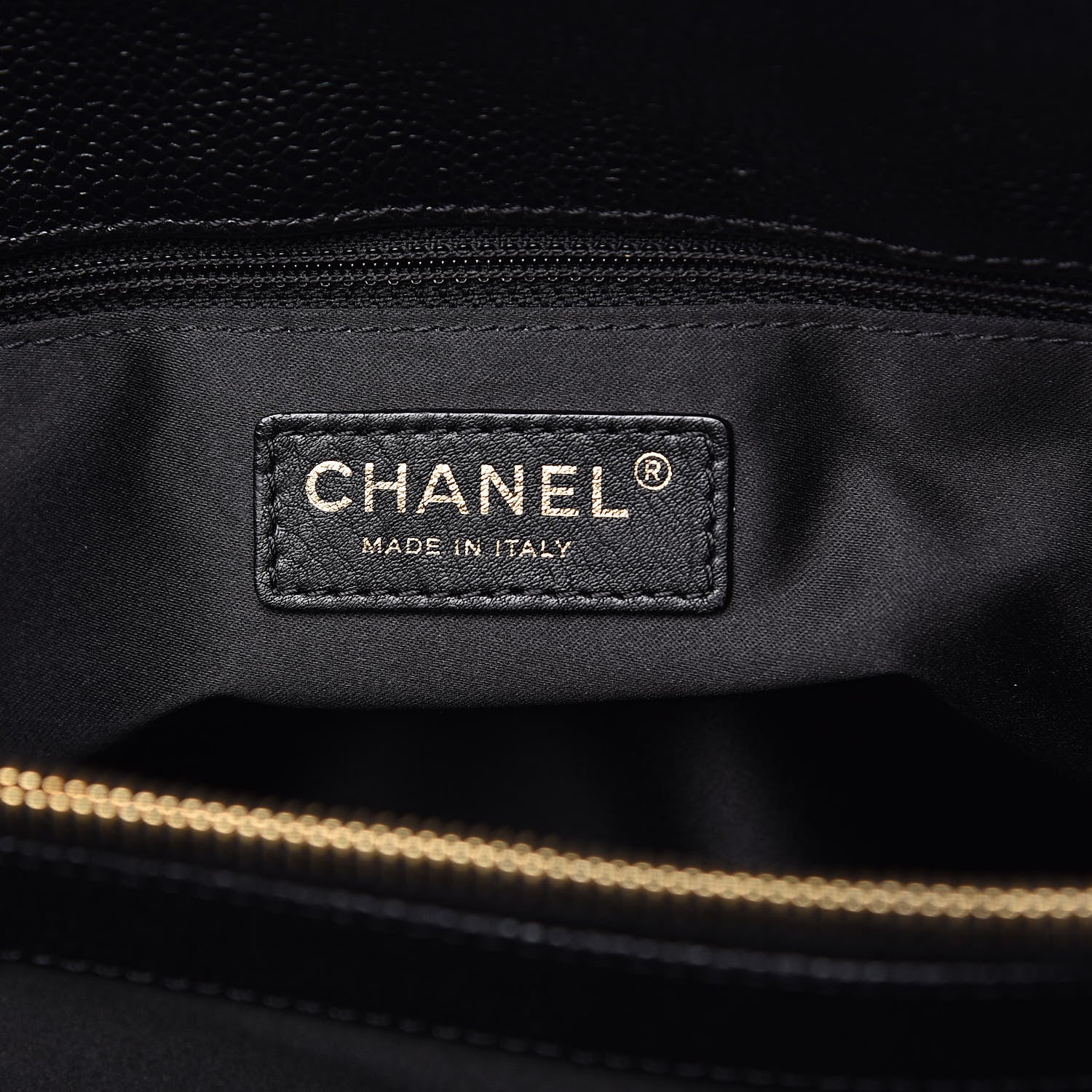 Chanel Caviar Quilted Grand Shopping Tote GST Black 6 of 11