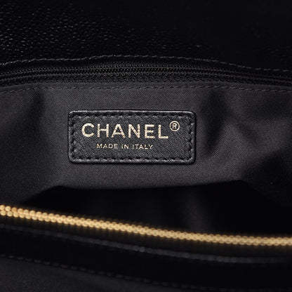 Chanel Caviar Quilted Grand Shopping Tote GST Black 6 of 11