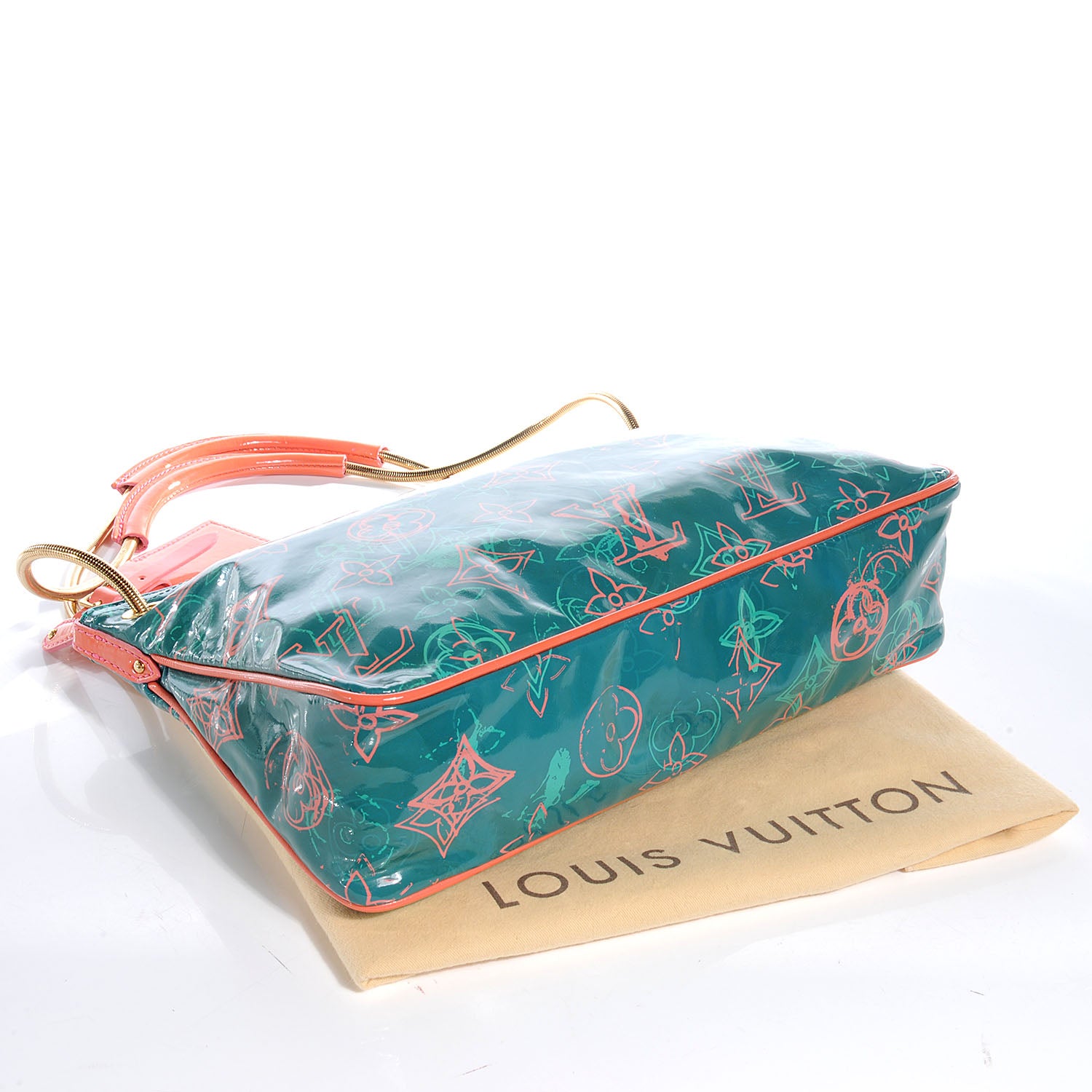 Louis Vuitton Richard Prince Bonbon Pochette Teal Blue 4 of 8