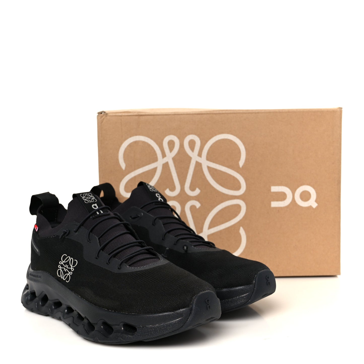 X ON Recycled Polyester Mens Cloudtilt Sneakers 40 All Black