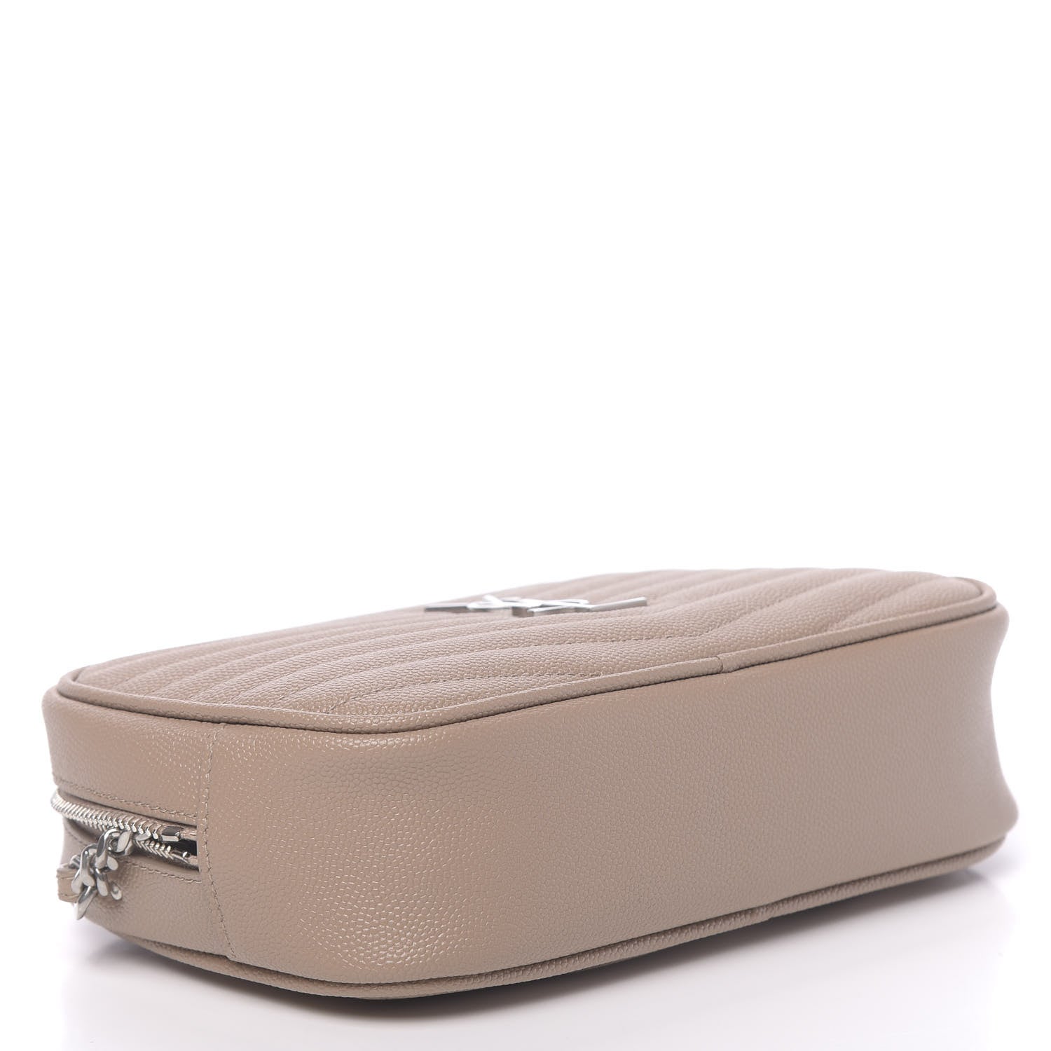 Saint Laurent Grain De Poudre Matelasse Monogram Mini Lou Camera Bag Gold Sand 4 of 10