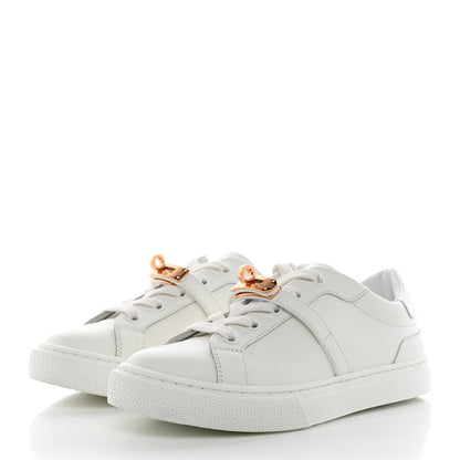 Hermes Calfskin Day Sneakers 35 White 3 of 10