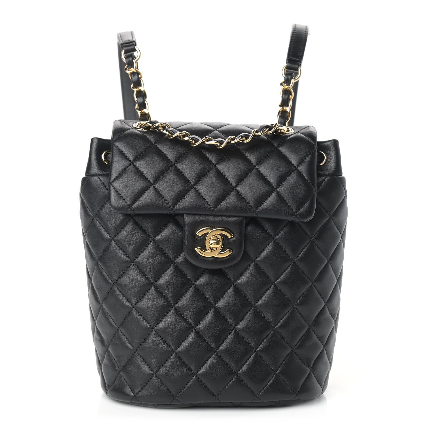 Chanel Lambskin Quilted Small Urban Spirit Backpack Black 1 of 11
