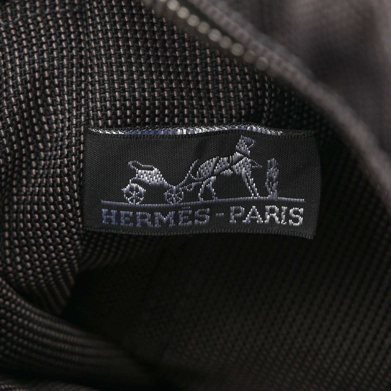 Hermes Canvas Herline Backpack Grey 6 of 10