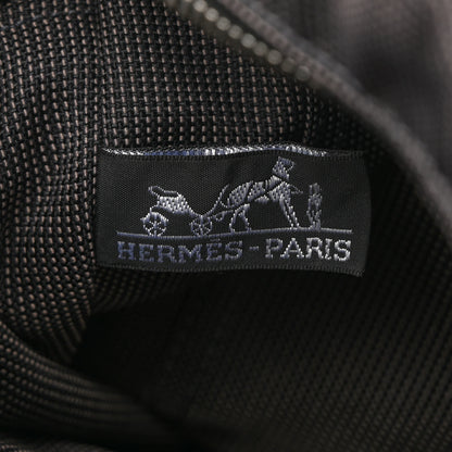Hermes Canvas Herline Backpack Grey 6 of 10