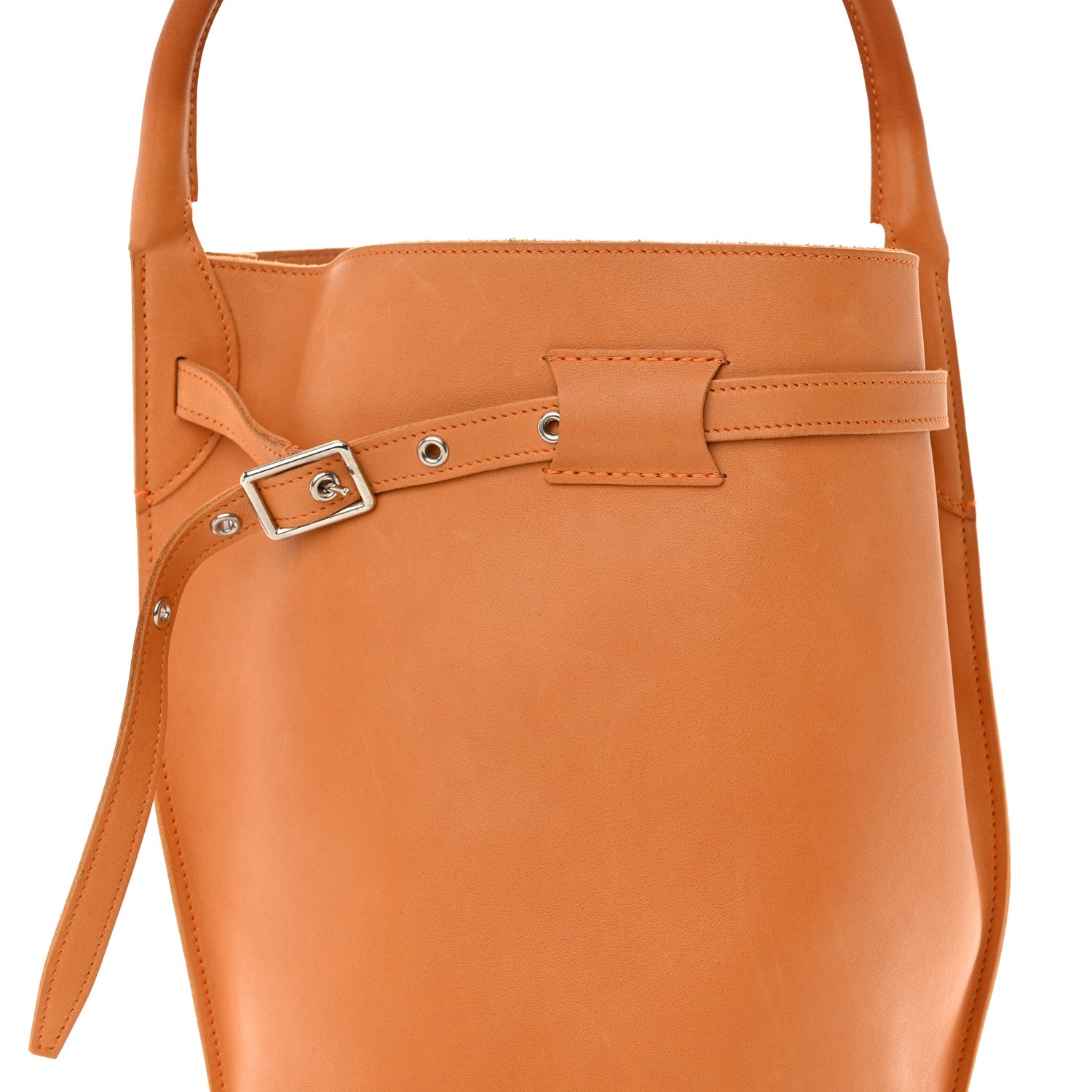 Celine Smooth Calfskin Big Bag Bucket Apricot 8 of 15