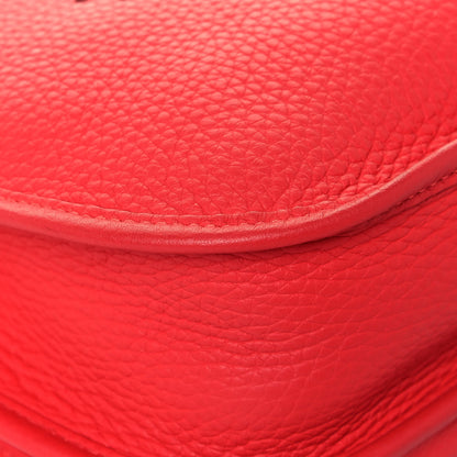 Hermes Taurillon Clemence Evelyne III PM Rouge Pivoine 9 of 13