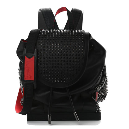 Christian Louboutin Calfskin Spiked Explorafunk Backpack Black 1 of 11