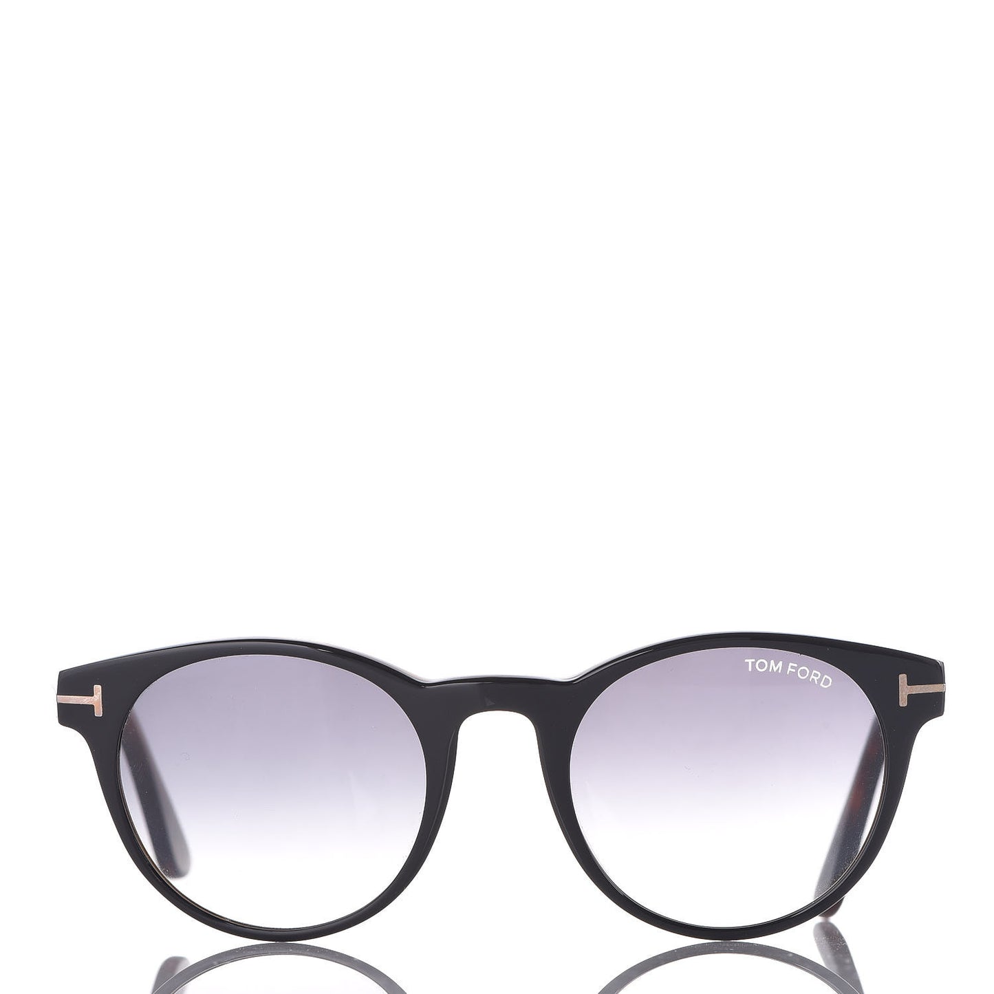 Palmer Round Sunglasses TF522 Tortoise Black
