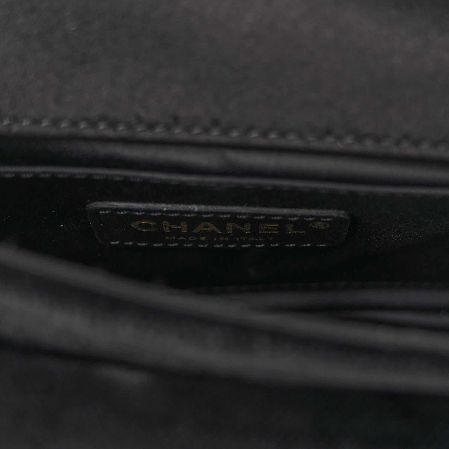 Chanel Velvet Quilted Small Camellia Flap Black 6 of 10