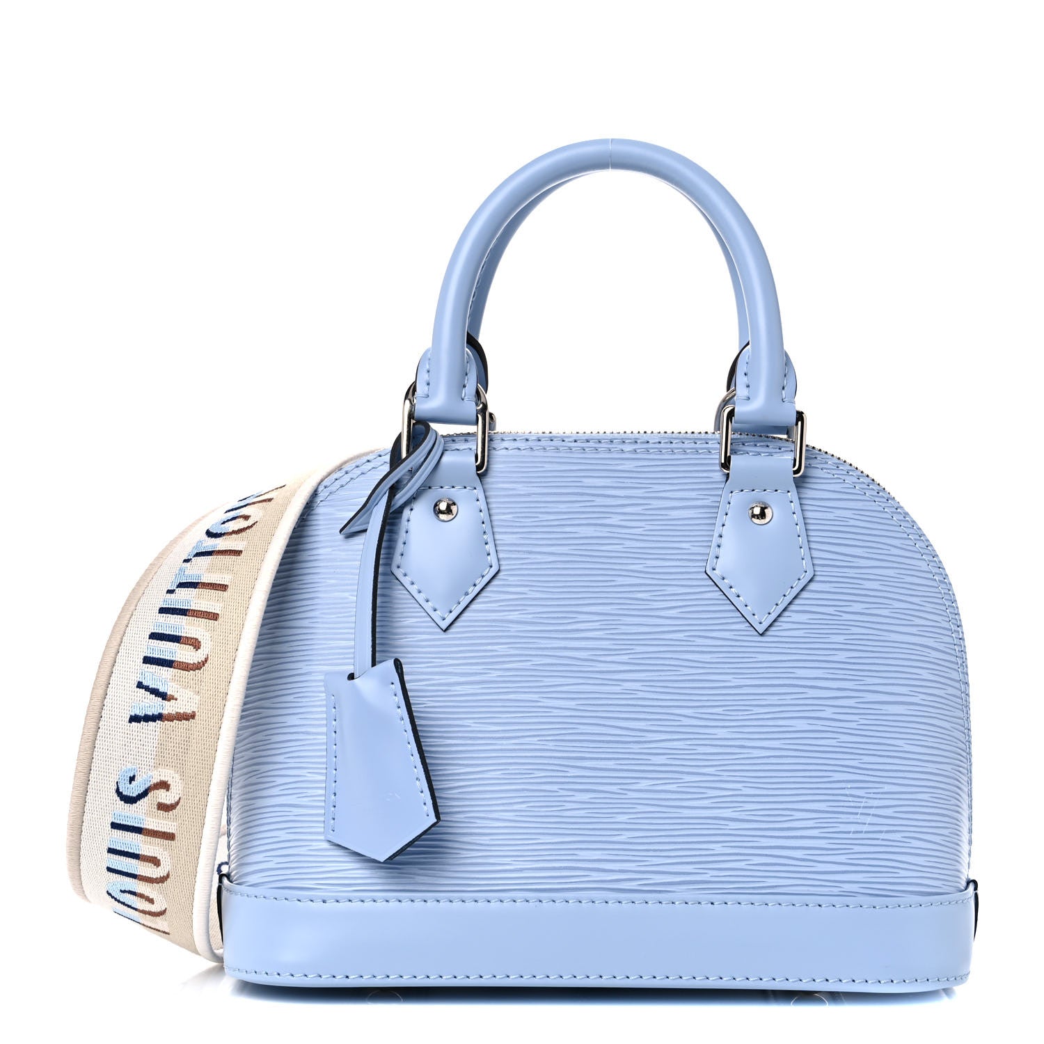 Louis Vuitton Epi Jacquard Alma BB Bleu Nuage 1 of 9