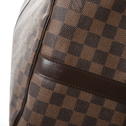 Louis Vuitton Damier Ebene Keepall Bandouliere 55 6 of 10