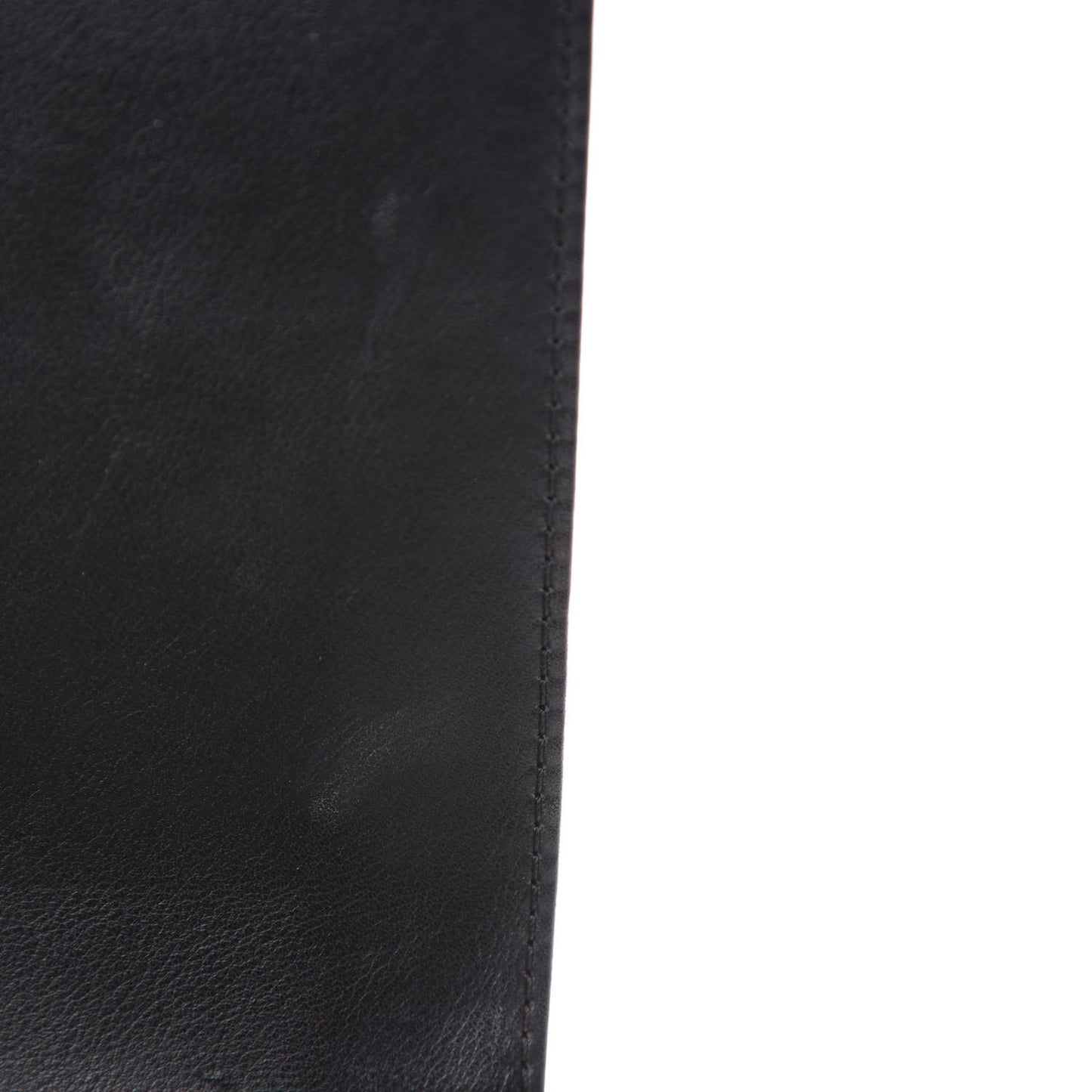 Patent Calfskin Quilted Small Boy Flap Black