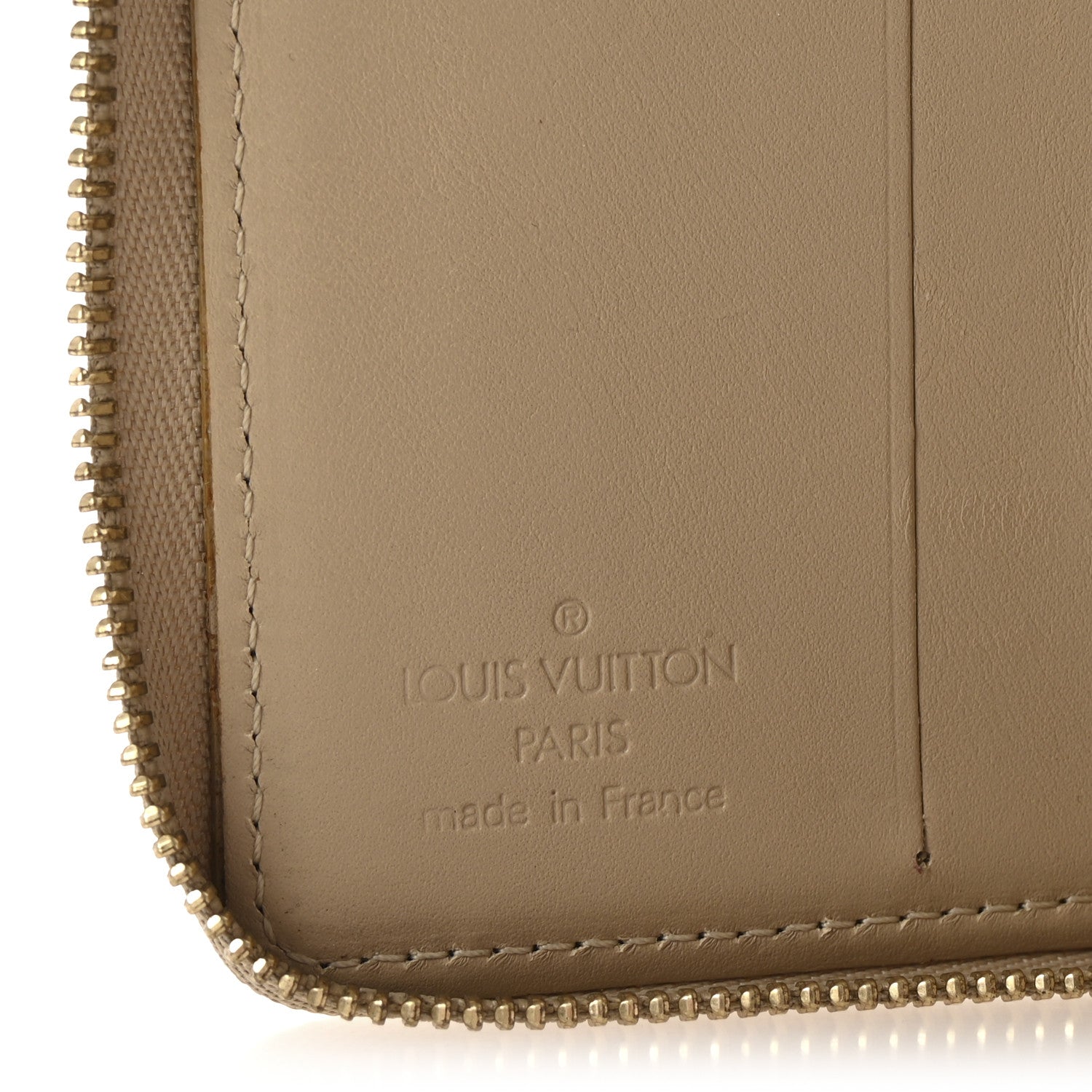 Louis Vuitton Vernis Broome Zip Wallet Beige 6 of 6