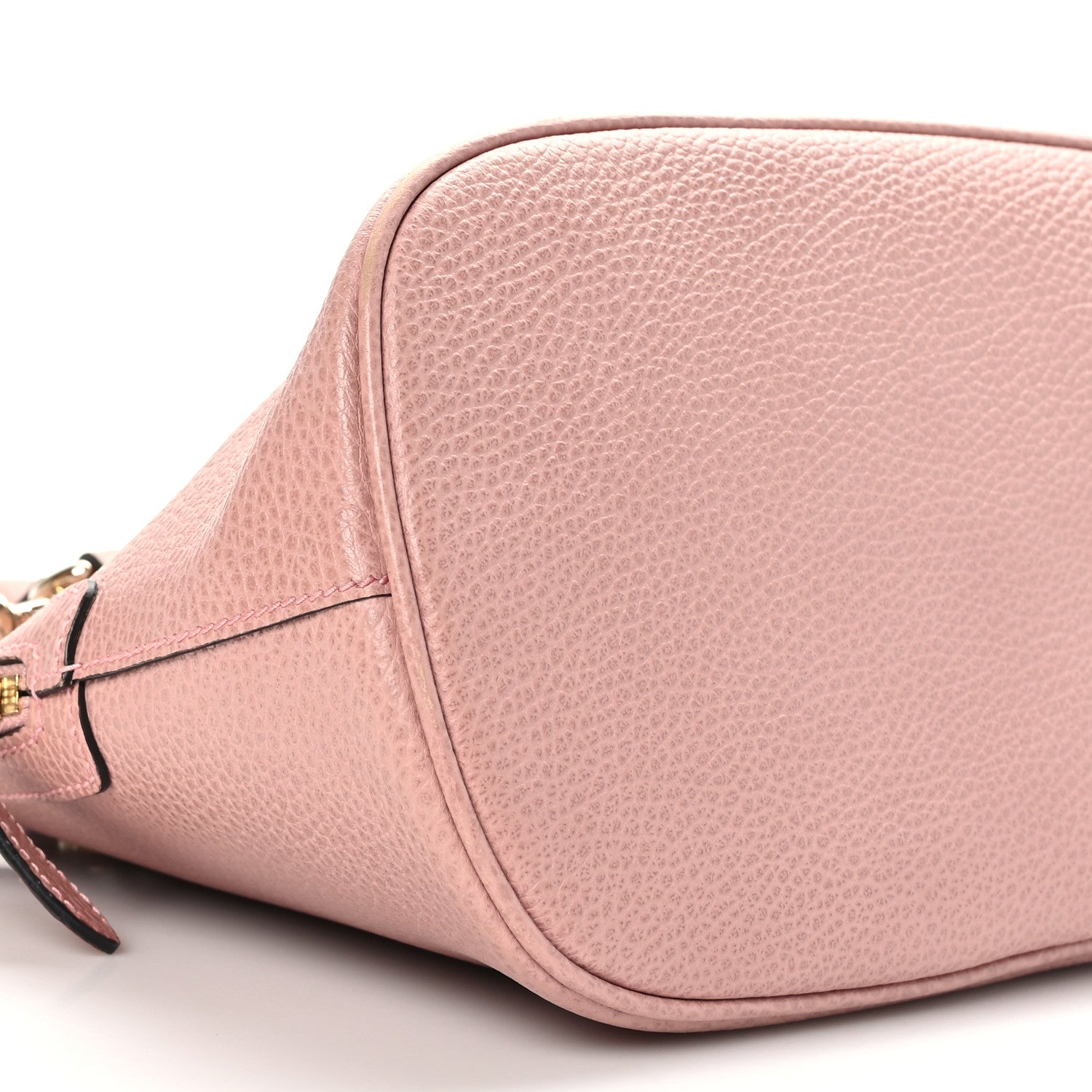 Gucci Dollar Calfskin Small GG Charm Dome Bag Soft Pink 8 of 9
