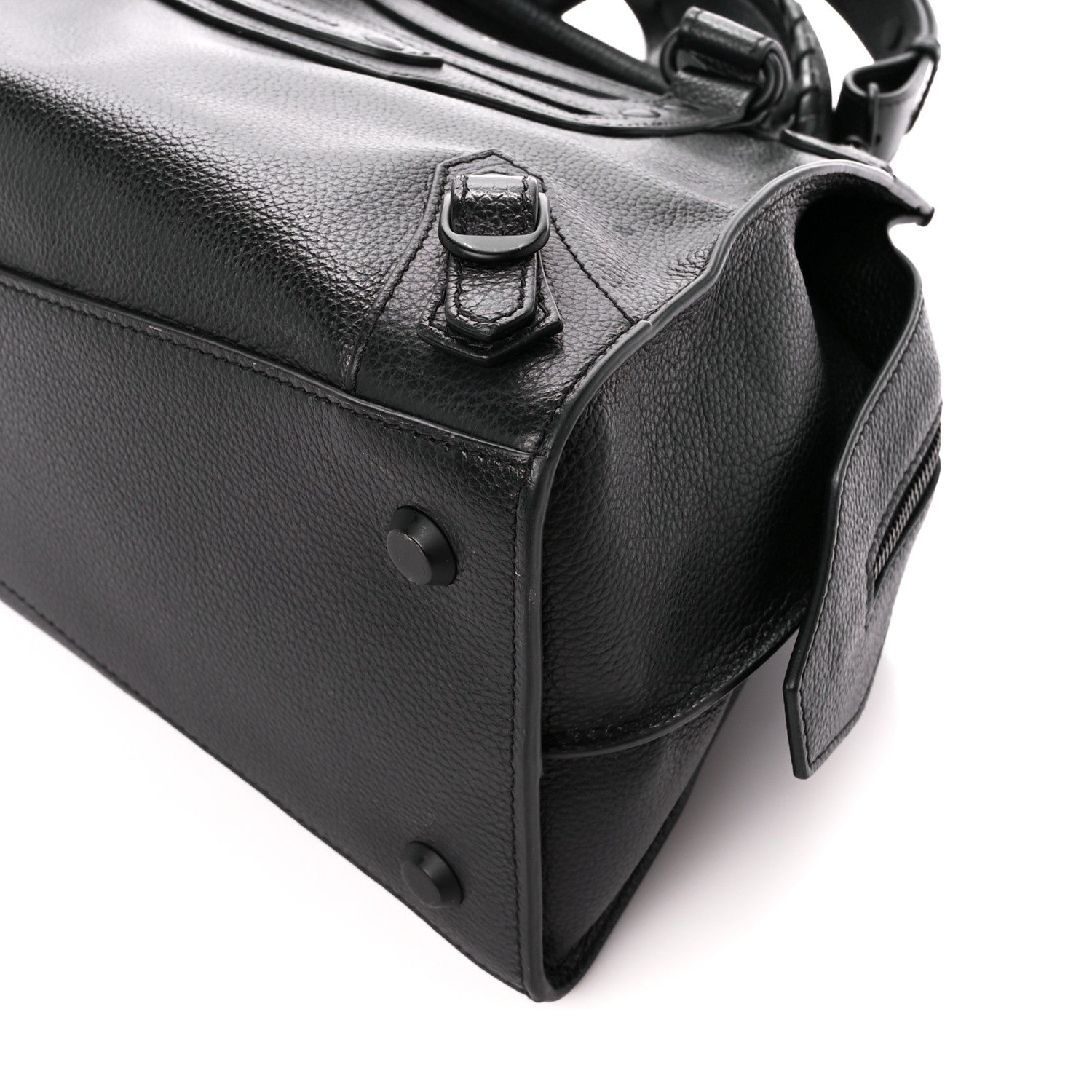 Balenciaga Grained Calfskin Neo Classic Black Hardware S City Black 10 of 12