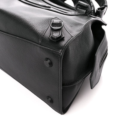 Balenciaga Grained Calfskin Neo Classic Black Hardware S City Black 10 of 12