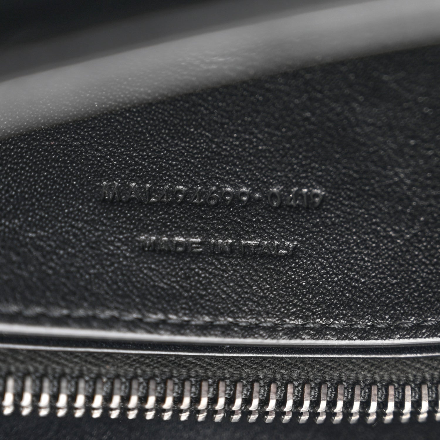 Saint Laurent Calfskin Y Quilted Monogram Monochrome Small Loulou Chain Satchel Black 7 of 13