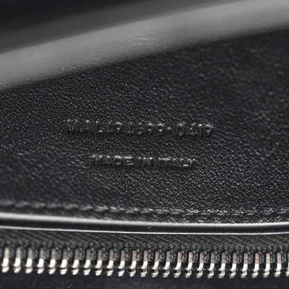 Saint Laurent Calfskin Y Quilted Monogram Monochrome Small Loulou Chain Satchel Black 7 of 13