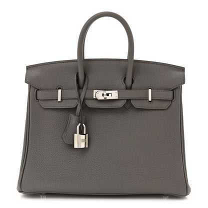 Hermes Togo Birkin 25 Etain 1 of 10