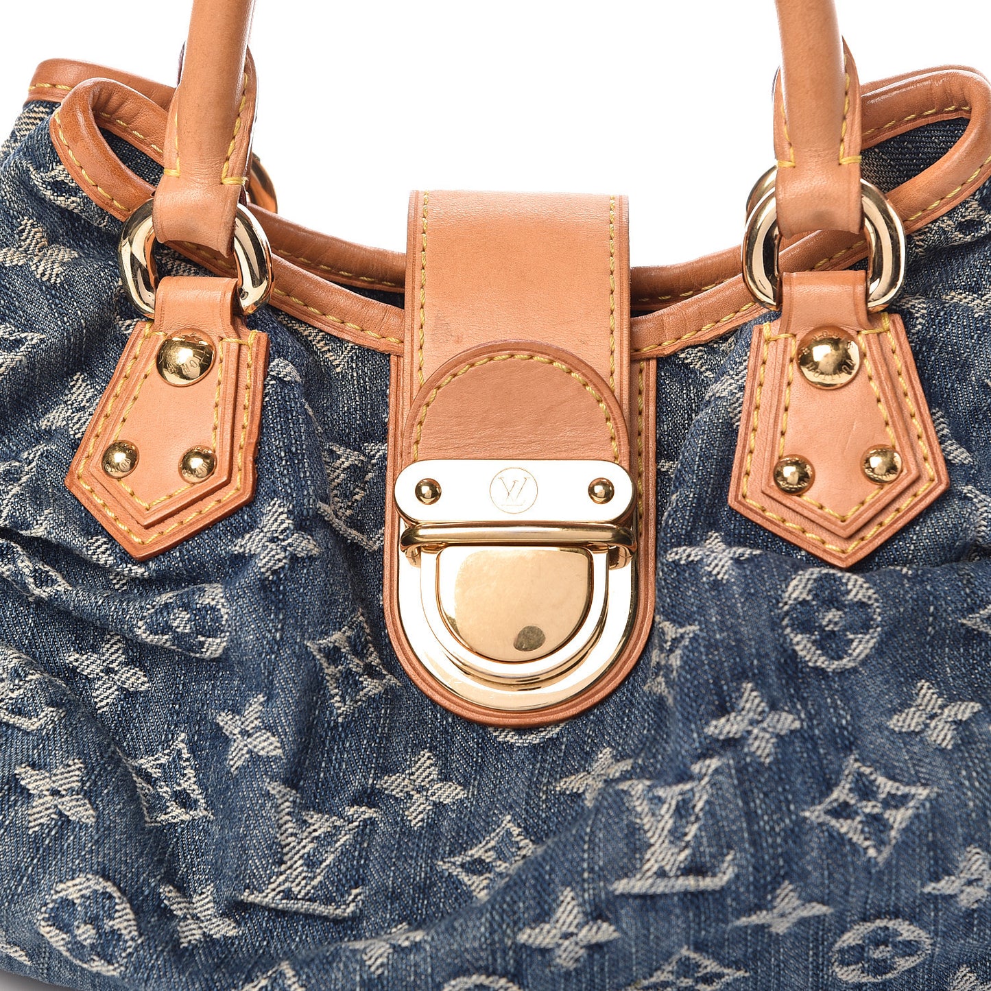 Monogram Denim Pleaty Blue