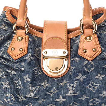 Louis Vuitton Monogram Denim Pleaty Blue 7 of 15