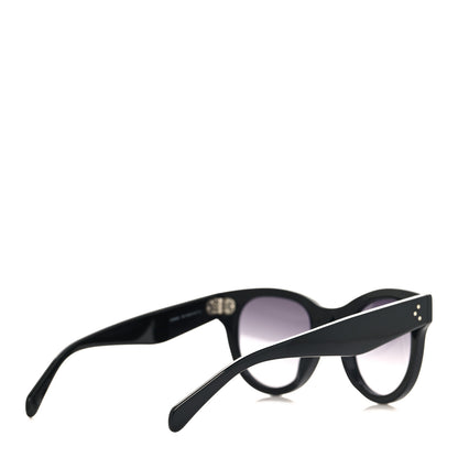 Celine Acetate Round Sunglasses CL4003IN Black 4 of 7