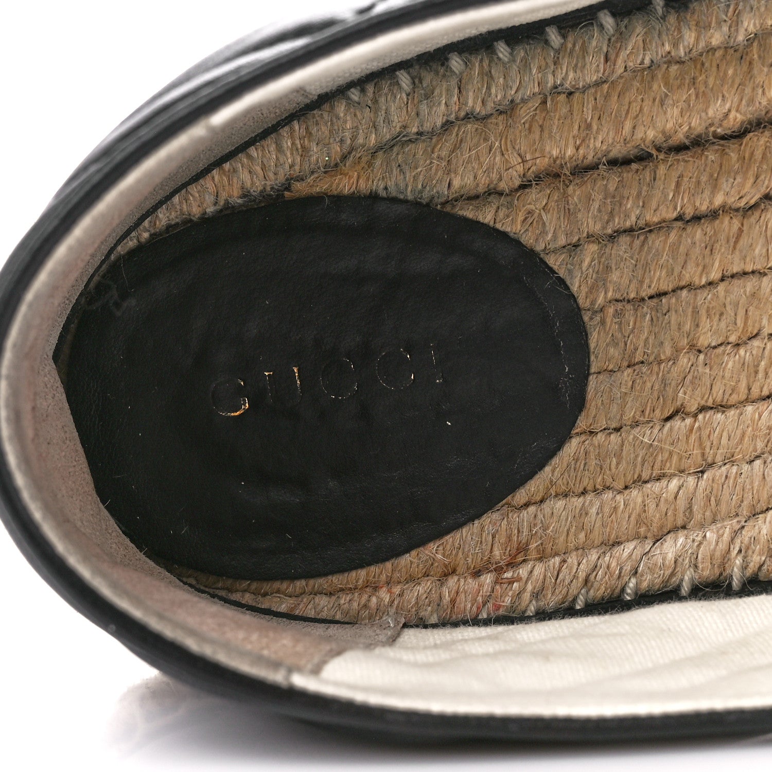Gucci Nappa Matelasse GG Marmont Espadrilles 41 Black 10 of 13