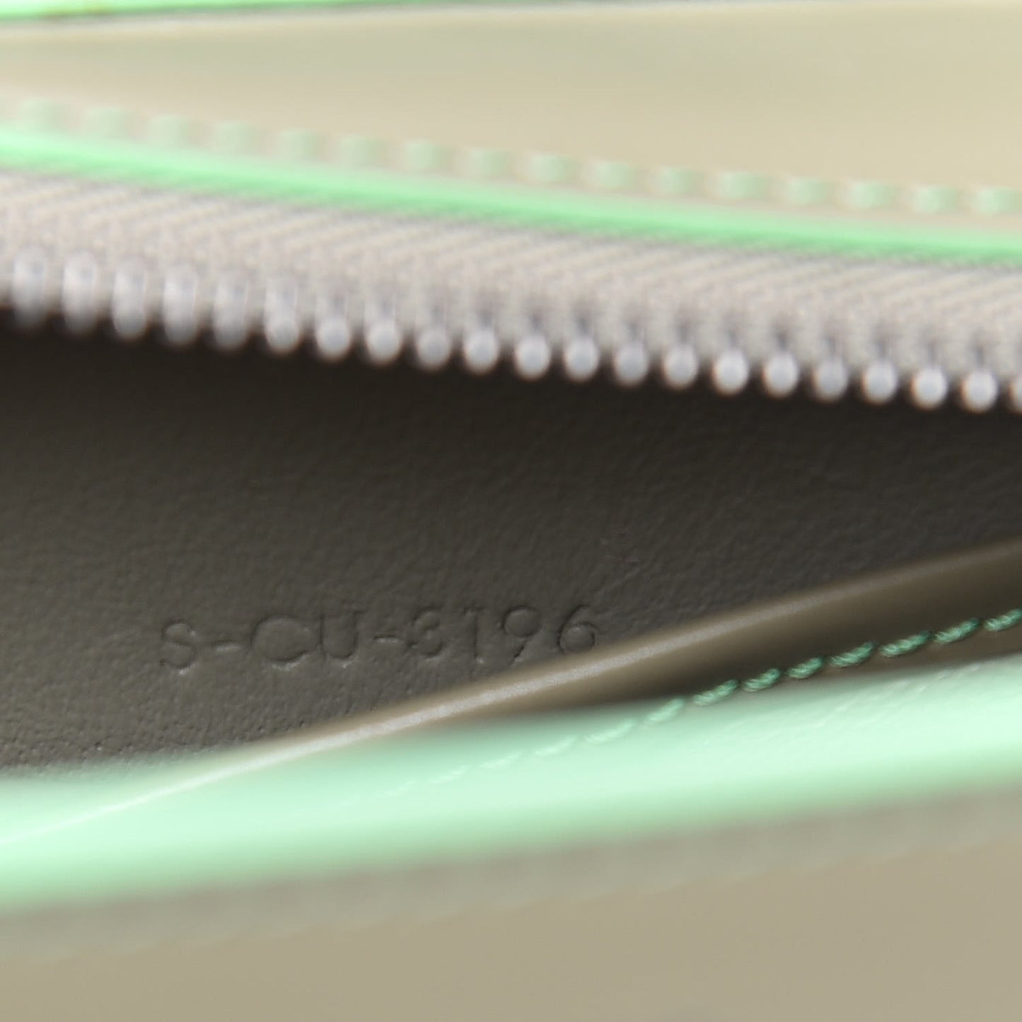 Satin Calfskin Nano Debossed Luggage Light Khaki