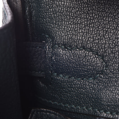 Hermes Togo Birkin 25 Vert Cypress 19 of 32