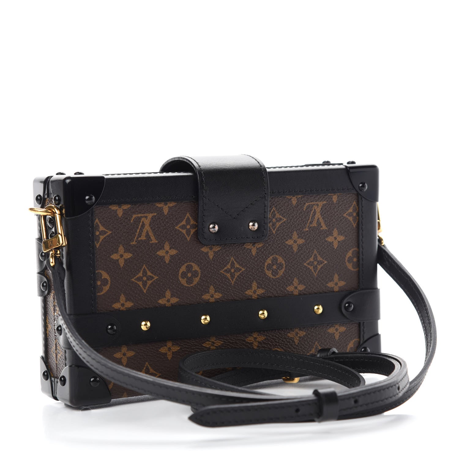 Louis Vuitton Monogram Petite Malle Black 3 of 12