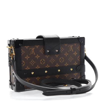 Louis Vuitton Monogram Petite Malle Black 3 of 12