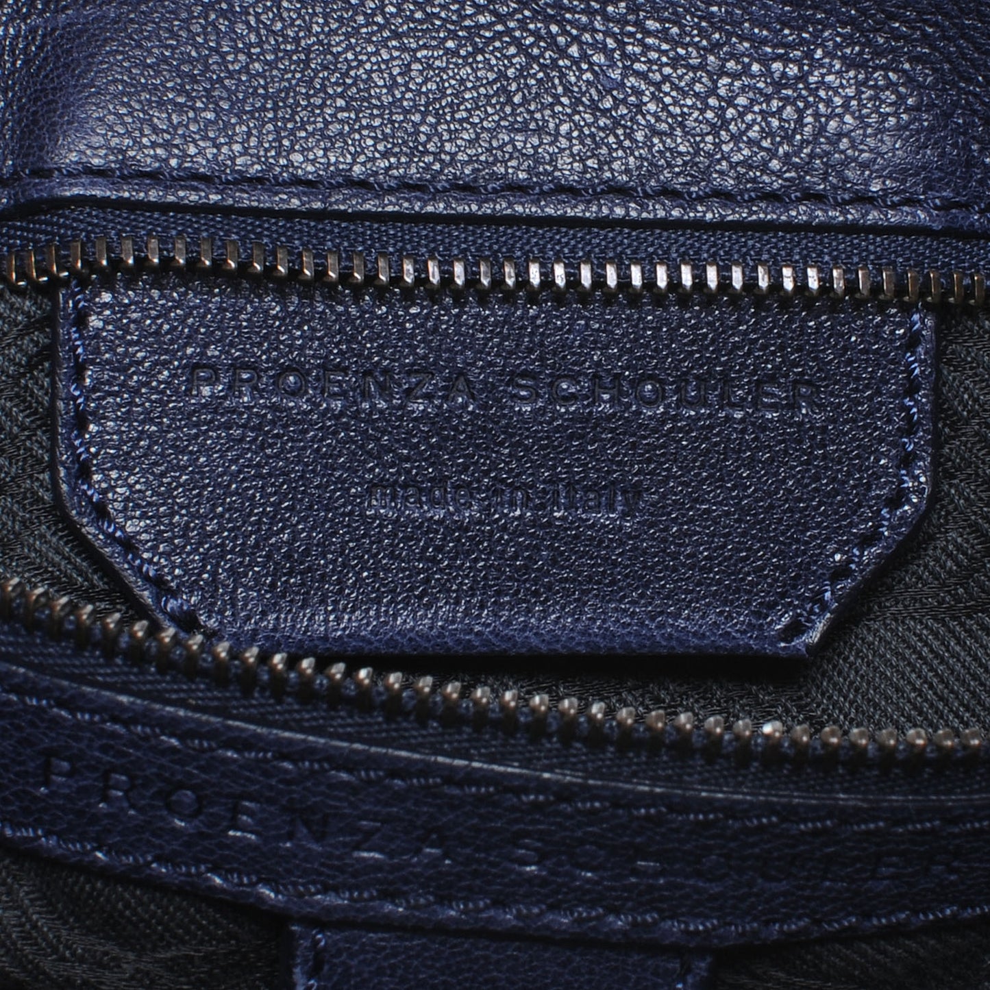 Lambskin PS1 Large Satchel Marine
