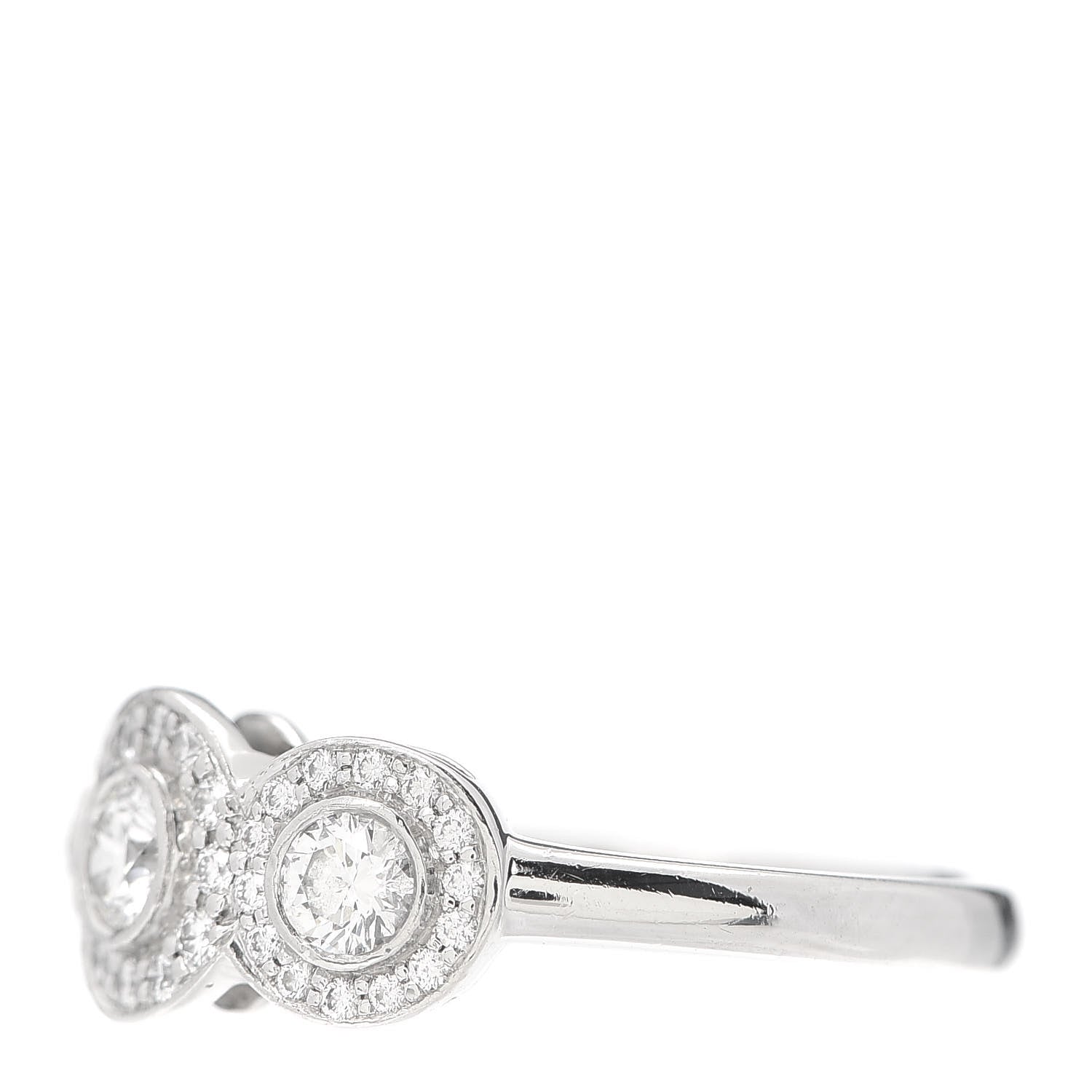 Tiffany Platinum Diamond Circlet Ring 53 6.5 3 of 6