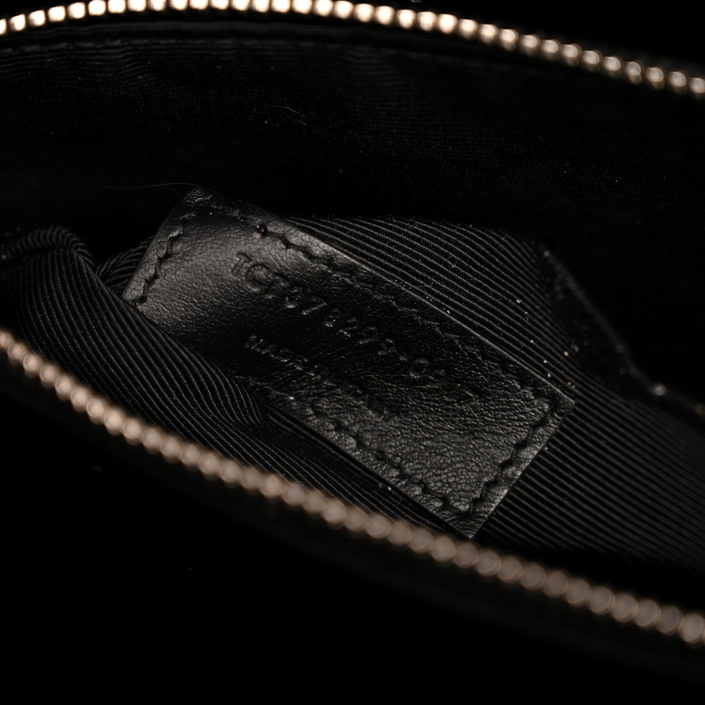 Grained Calfskin Small Sac De Jour Black
