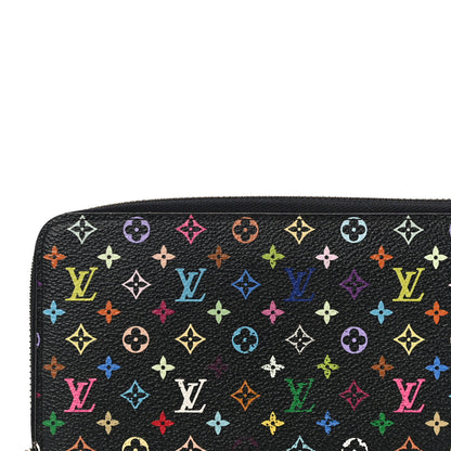 Louis Vuitton Monogram Multicolor Zippy Wallet Black Grenade 7 of 10