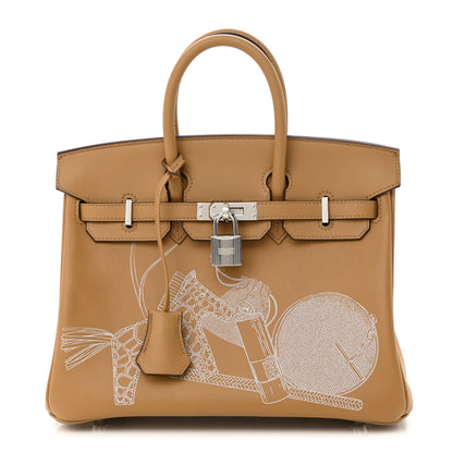 Hermes Swift In & Out Birkin 25 Biscuit 1 of 12