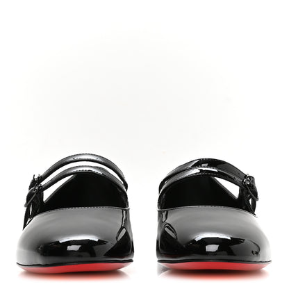 Christian Louboutin Patent Sweet Jane Flats 39 Black 3 of 8