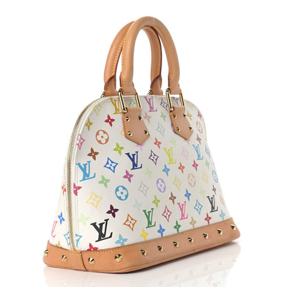 Louis Vuitton Monogram Multicolor Alma White 3 of 15