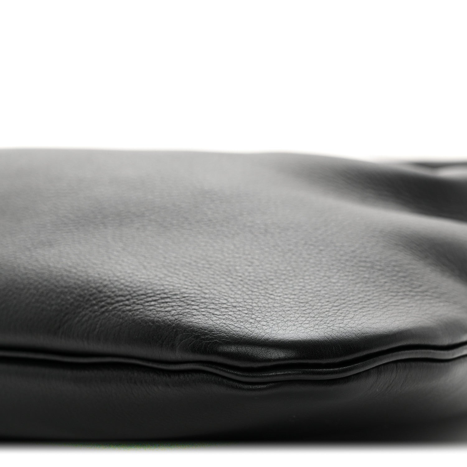 The Row Grained Calfskin Small Everyday Shoulder Bag Black 9 of 9