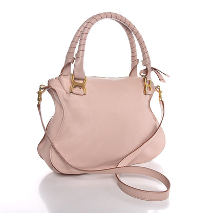 Chloe Calfskin Medium Marcie Satchel Nude Pink 4 of 9