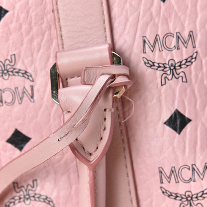 MCM Visetos Large Traveler Weekender Bag Light Pink 15 of 19